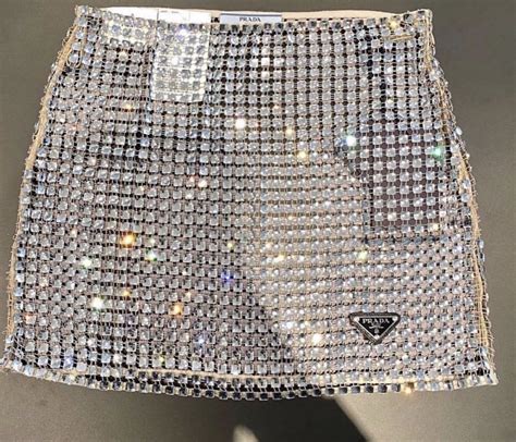 glitter prada skirt|prada skirts.